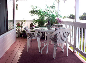 Outdoor dining if desired